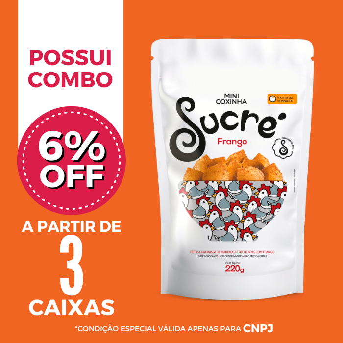 Coxinha de Frango 220g - Sucré